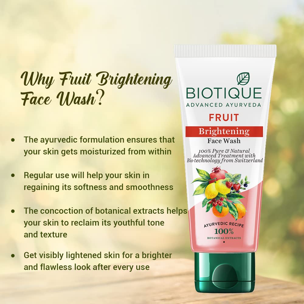 Biotique Bio White Whiting and Brightining Face Wash, 50ml – view 5