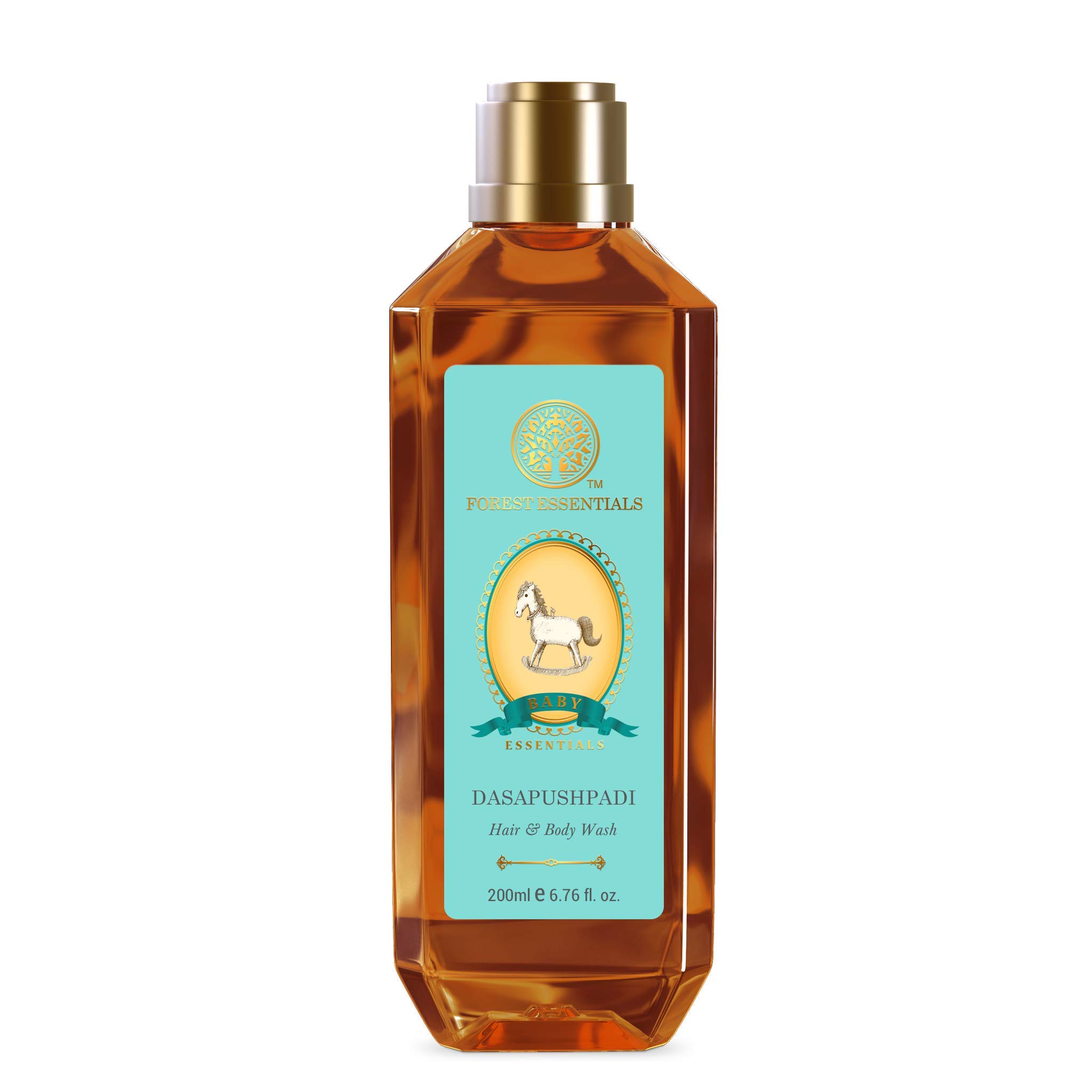 Forest Essentials Dasapushpadi Baby Hair and Body Wash, 200ml & Forest Essentials Dasapushpadi Baby Head Massage Oil, 6.67 Fl Oz – view 3
