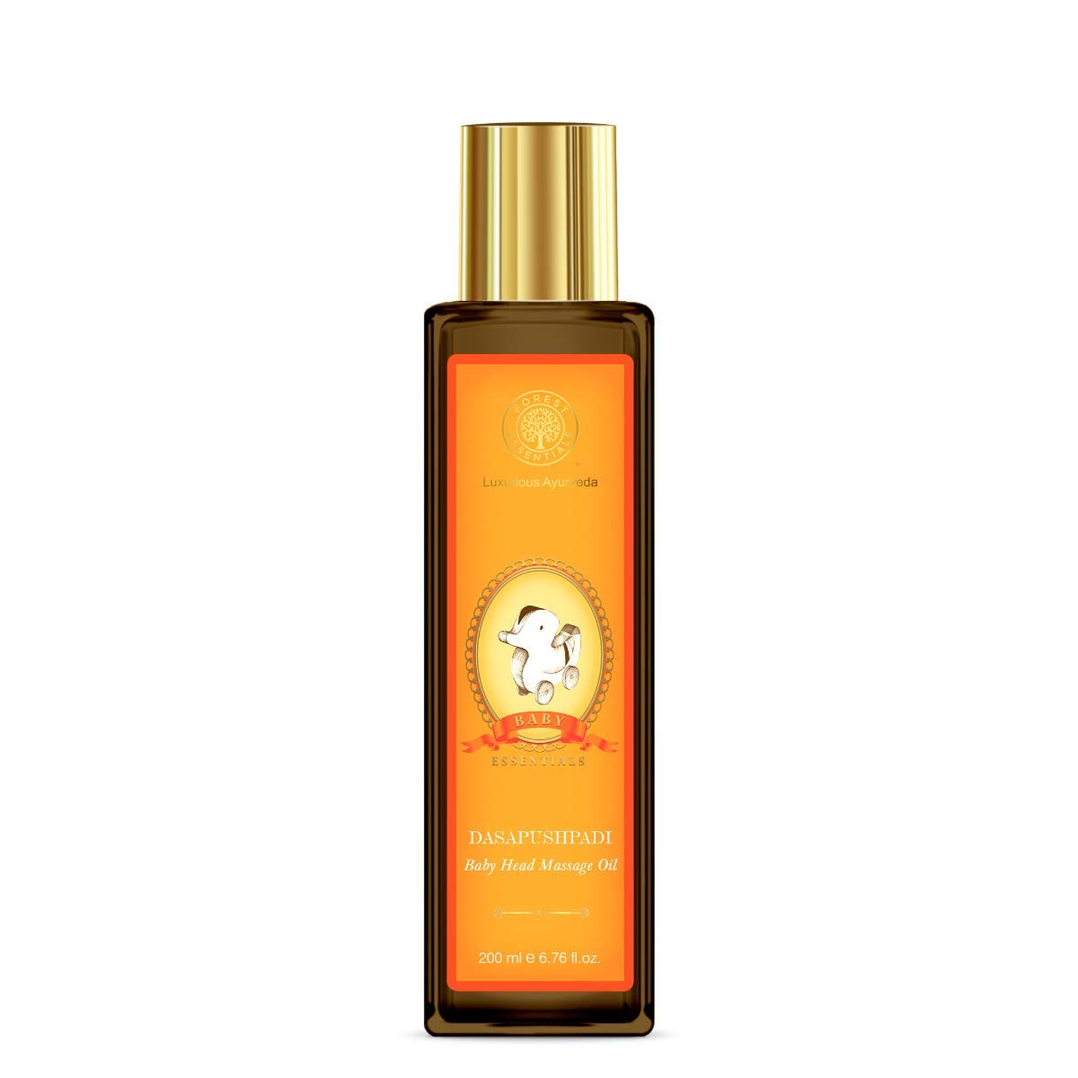 Forest Essentials Dasapushpadi Baby Hair and Body Wash, 200ml & Forest Essentials Dasapushpadi Baby Head Massage Oil, 6.67 Fl Oz – view 5