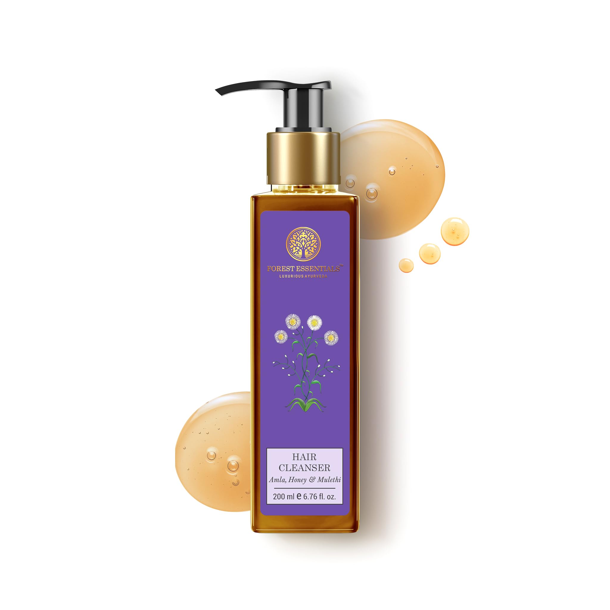 Forest Essentials Ayurvedic Herb Enriched Head Massage Oil Japapatti & Forest Essentials Hair Cleanser Amla Combo – view 6