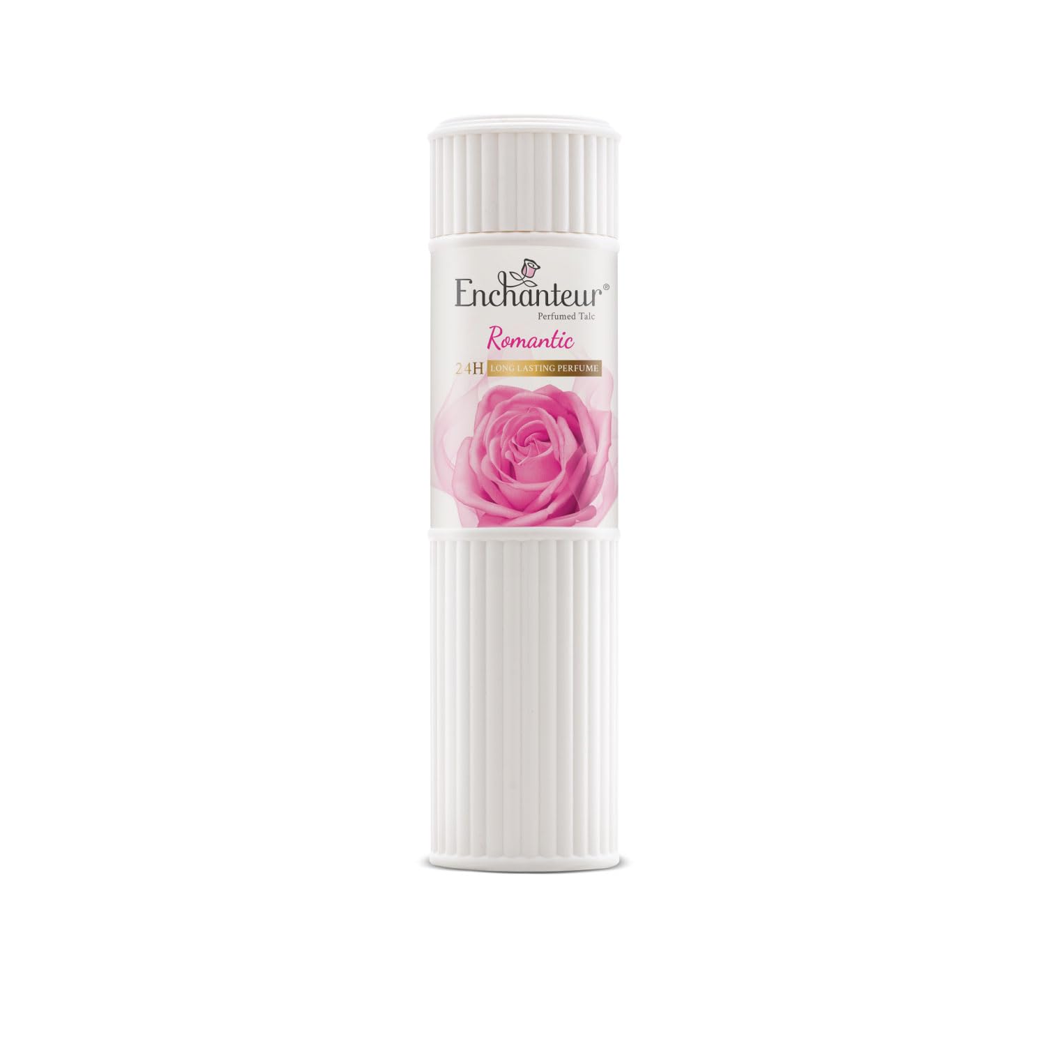 Enchanteur Romantic floral talcum powder bottle for everyday freshness