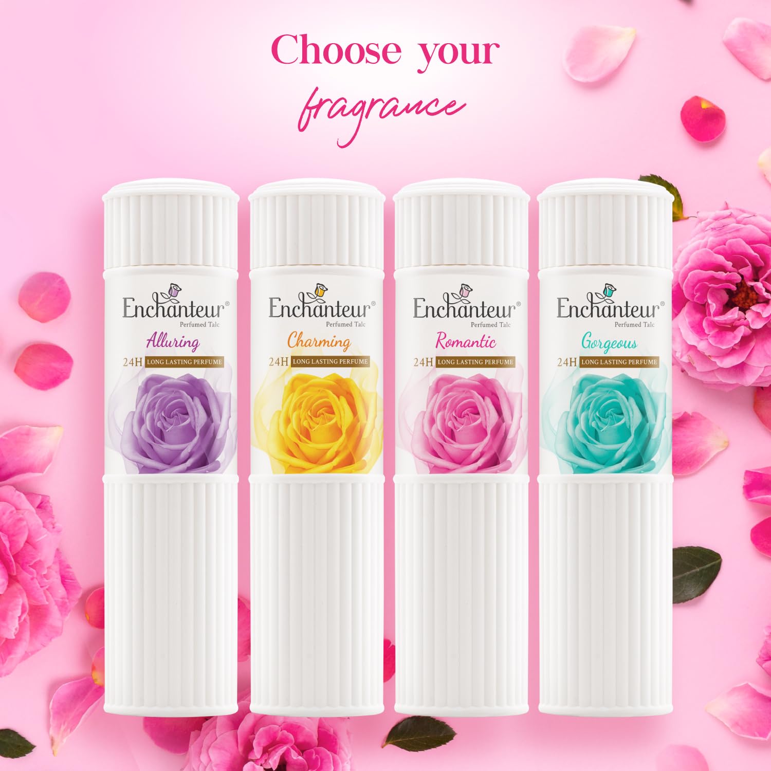 Enchanteur Romantic Perfumed Talcum Powder with Floral French Fragrance for Women – view 8