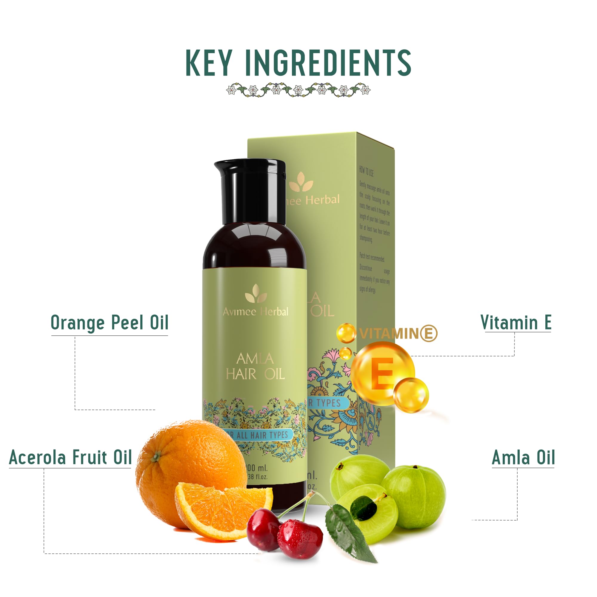 Avimee Herbal Keshpallav Amla Hair Oil – view 2