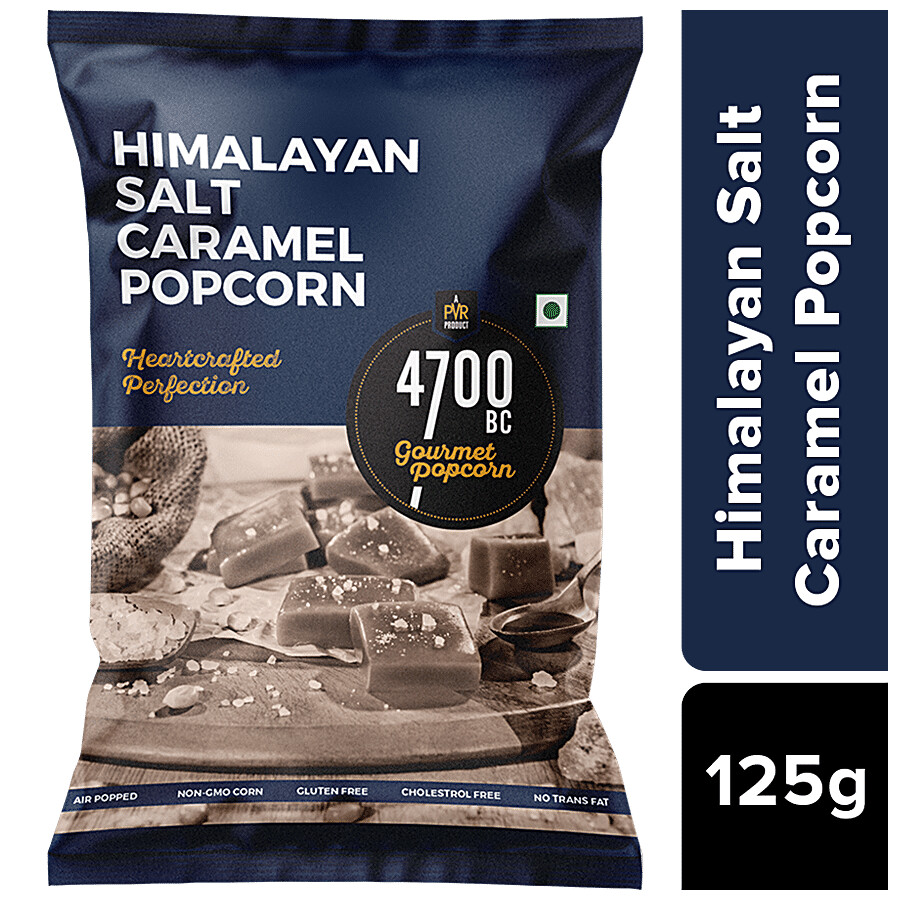 Tin of 4700BC sweet and salty caramel jumbo popcorn