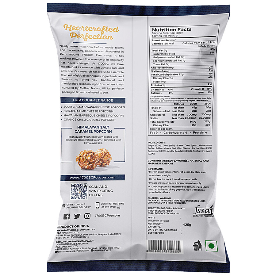4700BC Gourmet Popcorn - Himalayan Salt Caramel 125 g – view 3