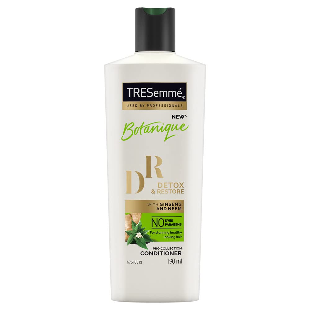 TRESemmé Detox & Restore 190 ml conditioner bottle for damaged hair