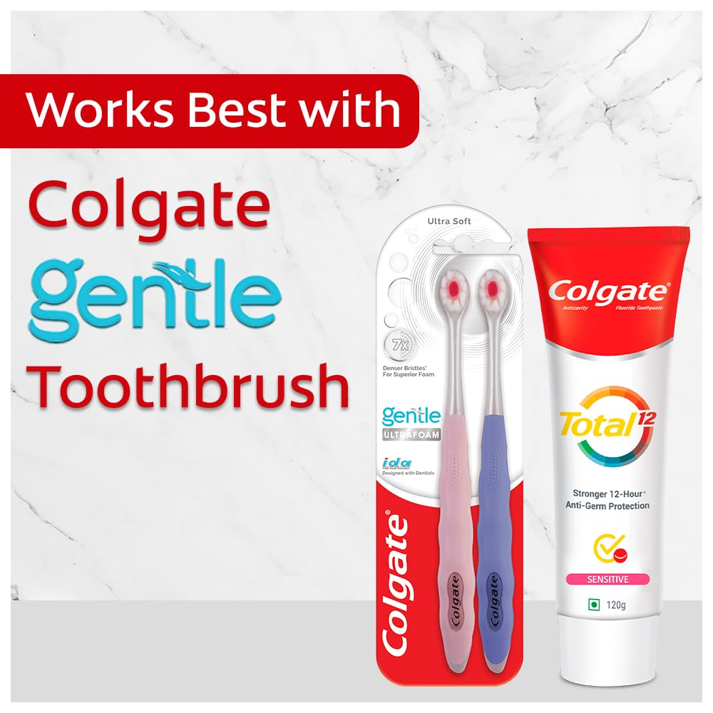 Colgate Total Sensitive Anti-Germ Protection Toothpaste - 120g, World's No. 1* Germ-fighting Toothpaste – view 6
