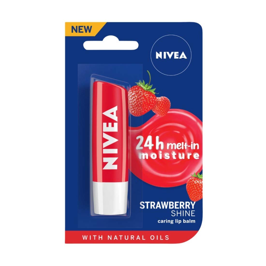 NIVEA Lip Balm, Fruity Strawberry Shine, 4.8g And NIVEA Lip Balm, Fruity Peach Shine, 4.8g – view 2
