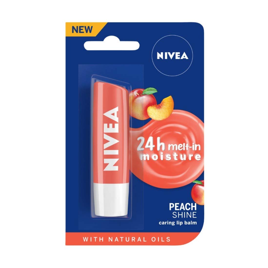 NIVEA Lip Balm, Fruity Strawberry Shine, 4.8g And NIVEA Lip Balm, Fruity Peach Shine, 4.8g – view 5