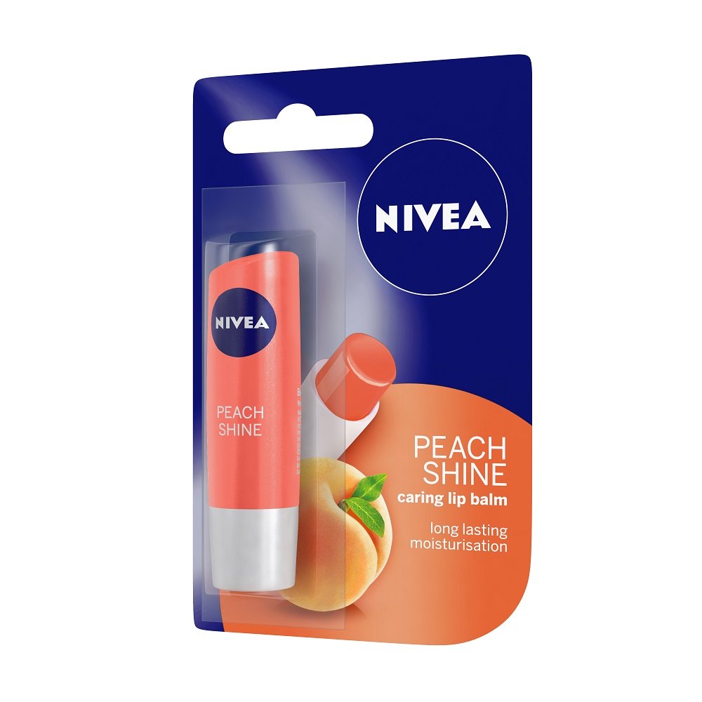 NIVEA Lip Balm, Fruity Strawberry Shine, 4.8g And NIVEA Lip Balm, Fruity Peach Shine, 4.8g – view 7