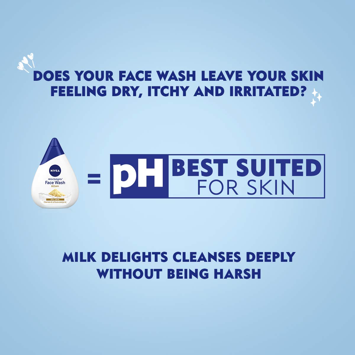 NIVEA Milk Delights Face Wash Fine Gramflour For Oily Skin 100ml, 100 ml – view 4