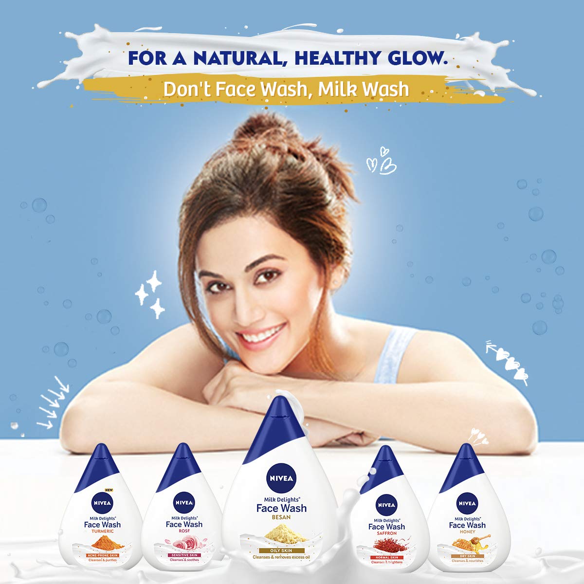 NIVEA Milk Delights Face Wash Fine Gramflour For Oily Skin 100ml, 100 ml – view 6