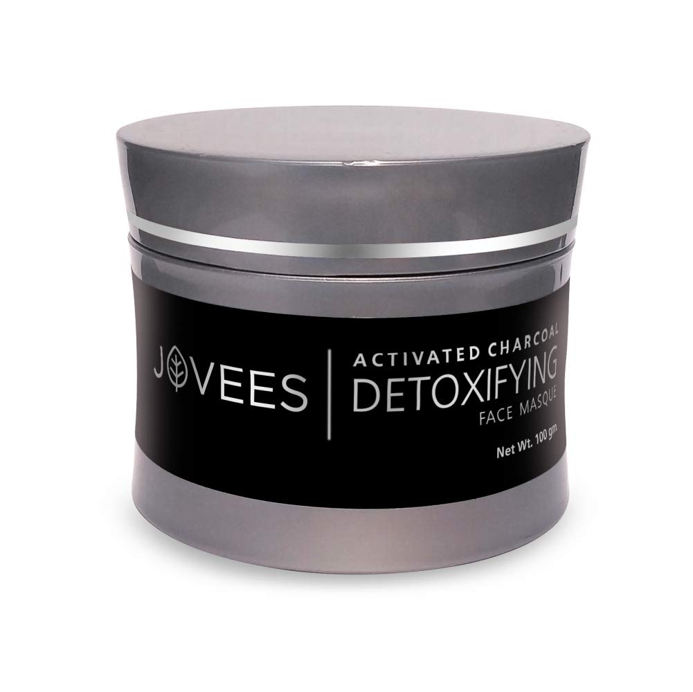 Jovees Herbal Activated Charcoal Detoxifying Facewash 120 ML, Activated Charcoal Detoxifying Face Scrub 100 g, Activated Charcoal Detoxifying Face Masque 100 g For Skin Care Combo... – view 2