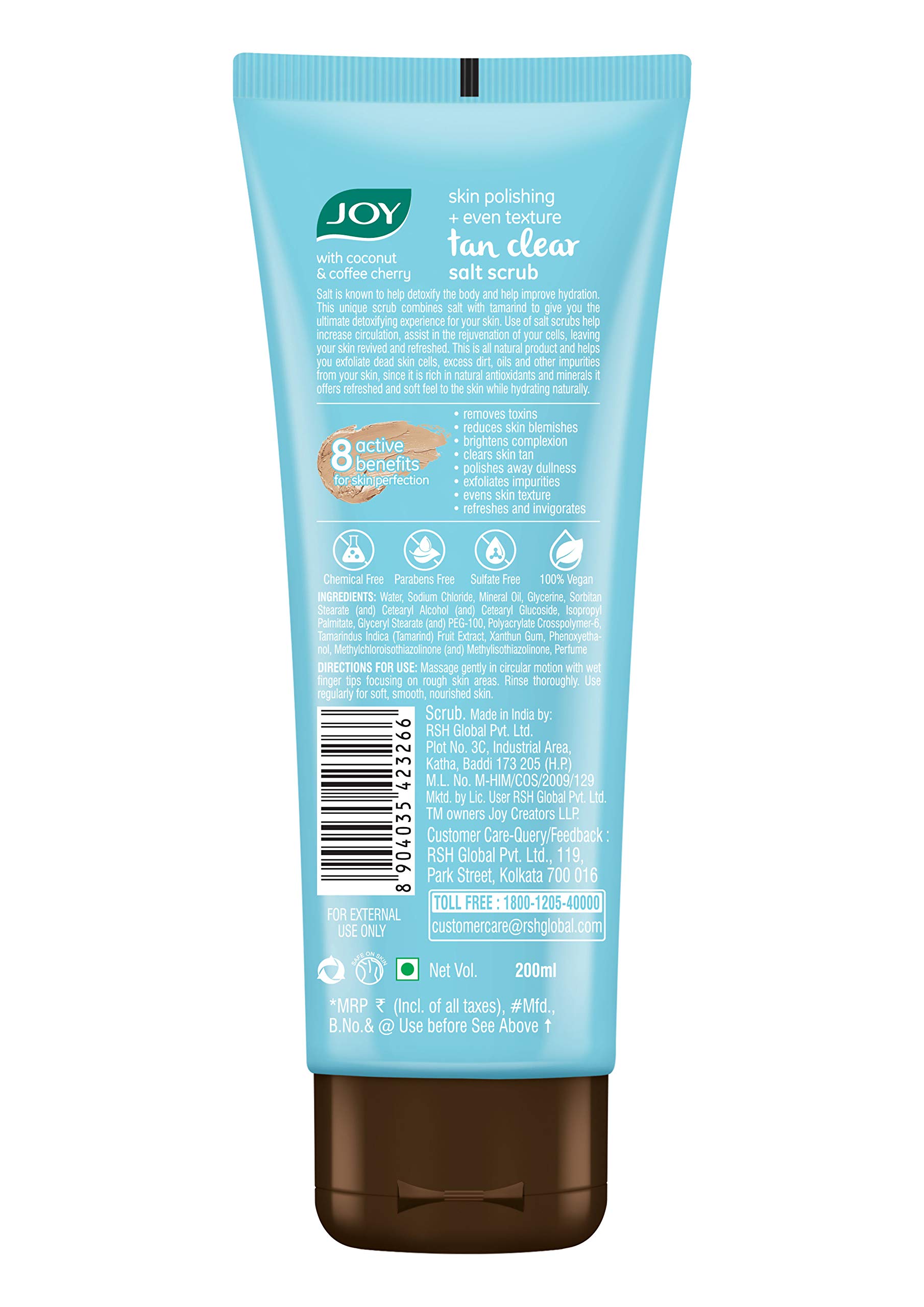 Joy Skin Polishing + Even Texture Tan Clear Salt Scrub – view 3