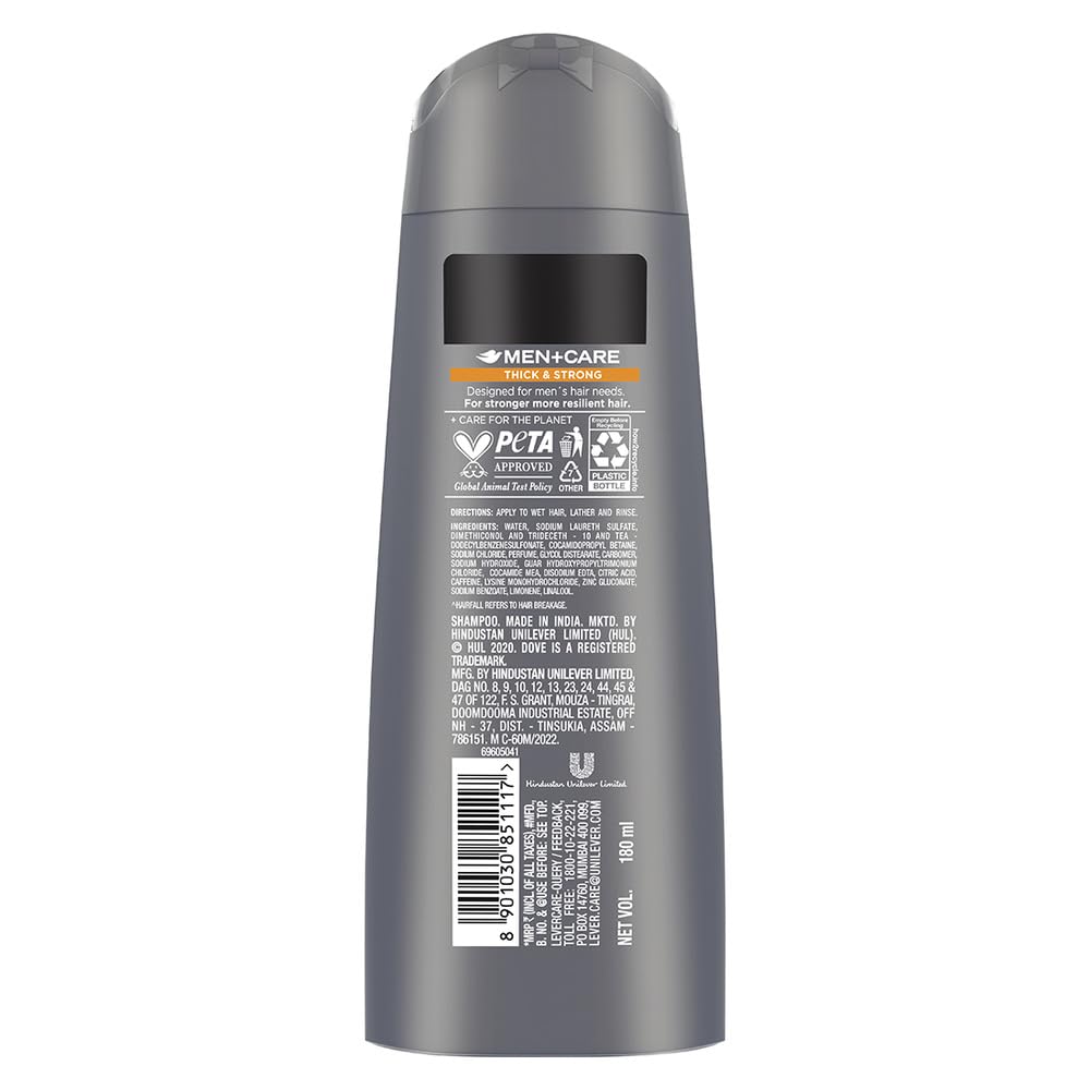 Dove Men+Care Thick & Strong 2in1 Shampoo+Conditioner, 180 ml – view 2