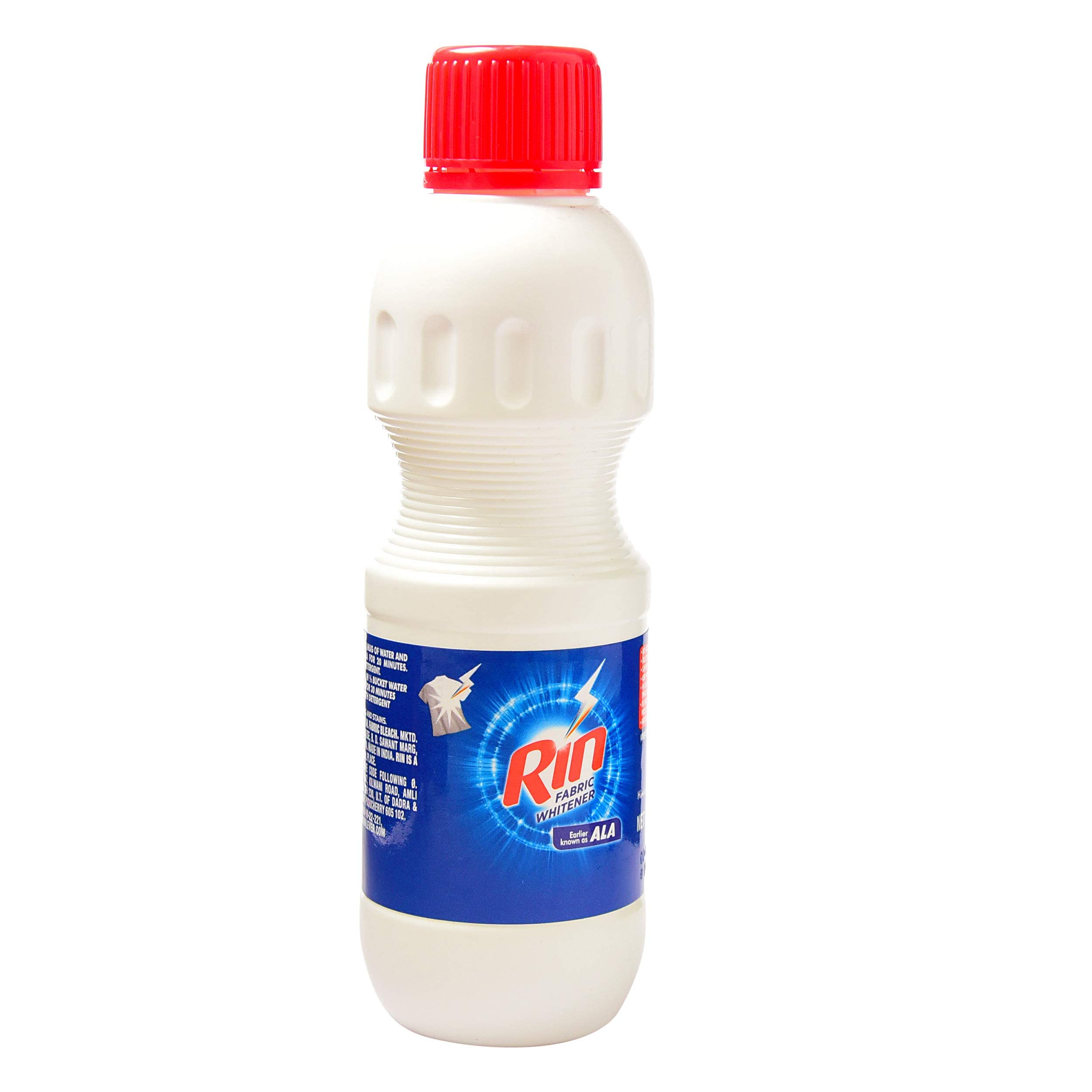 RIN liquid fabric whitener 200 ml for white cotton laundry