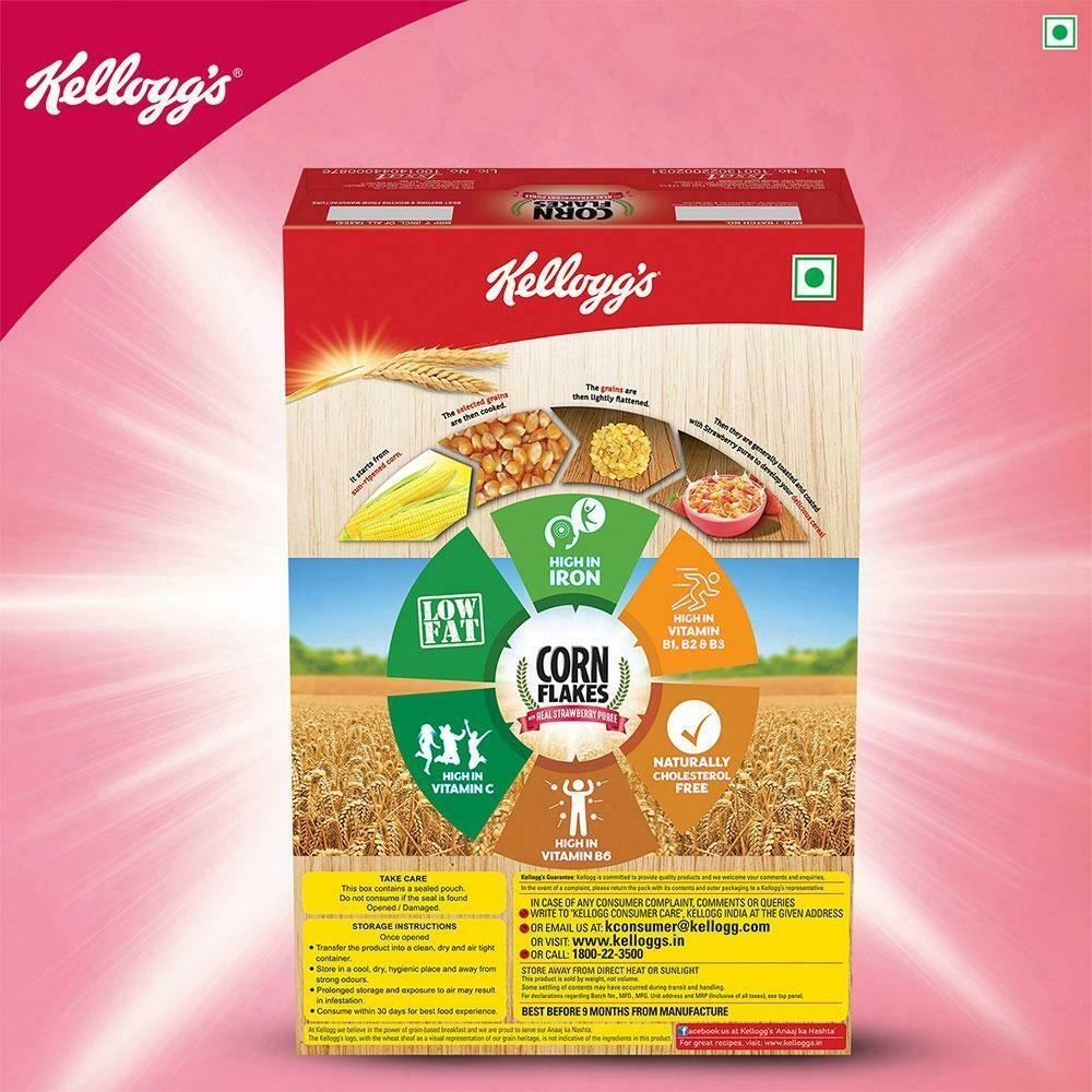 Kellogg's Corn Flakes With Real Strawberry Puree 300 G – view 2
