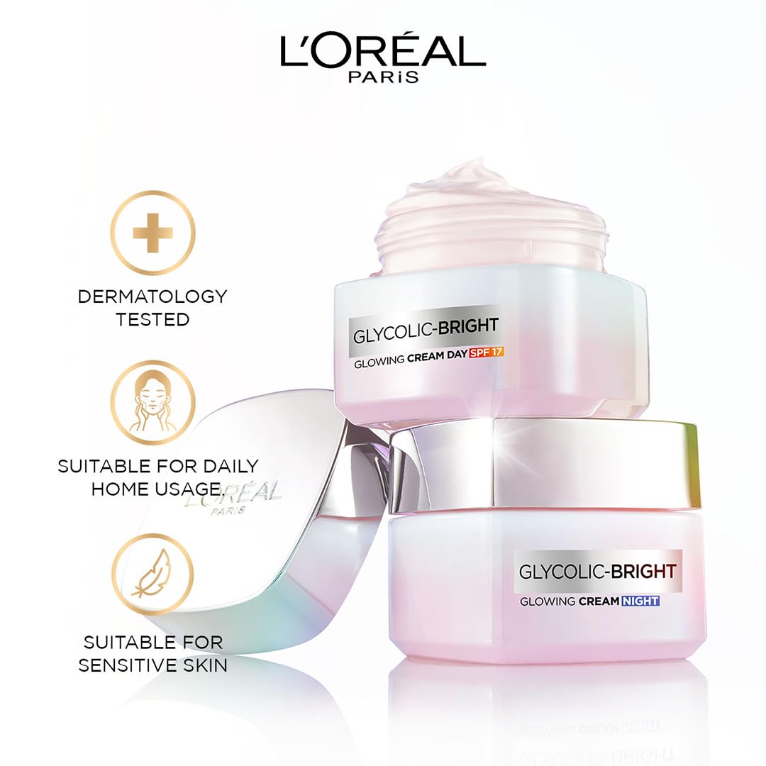L'Oreal Paris Glycolic Bright Glowing Night Cream, 50ml – view 5