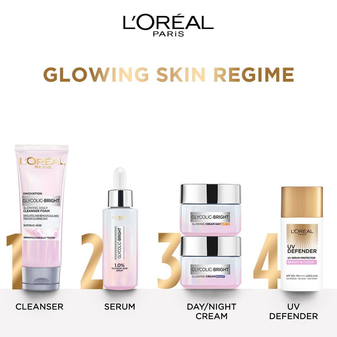 L'Oreal Paris Glycolic Bright Glowing Night Cream, 50ml – view 6