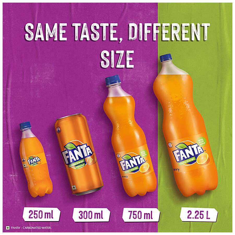 Fanta Soft Drink - Orange Flavoured, Refreshing 750 ml – view 6