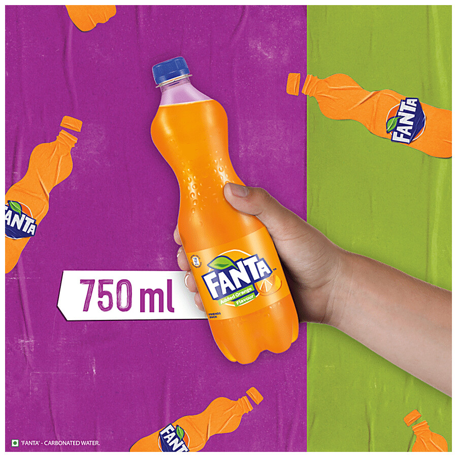 Fanta Soft Drink - Orange Flavoured, Refreshing 750 ml – view 8