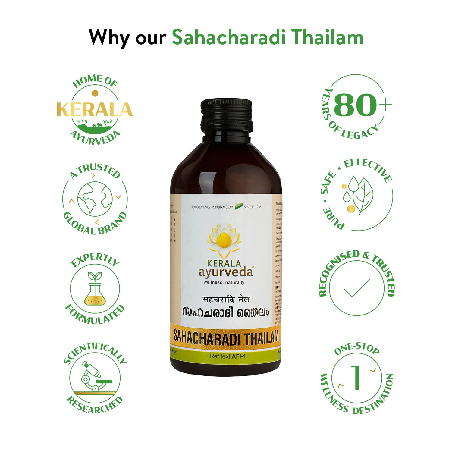 Kerala Ayurveda Sahacharadi Thailam 200ml – view 6