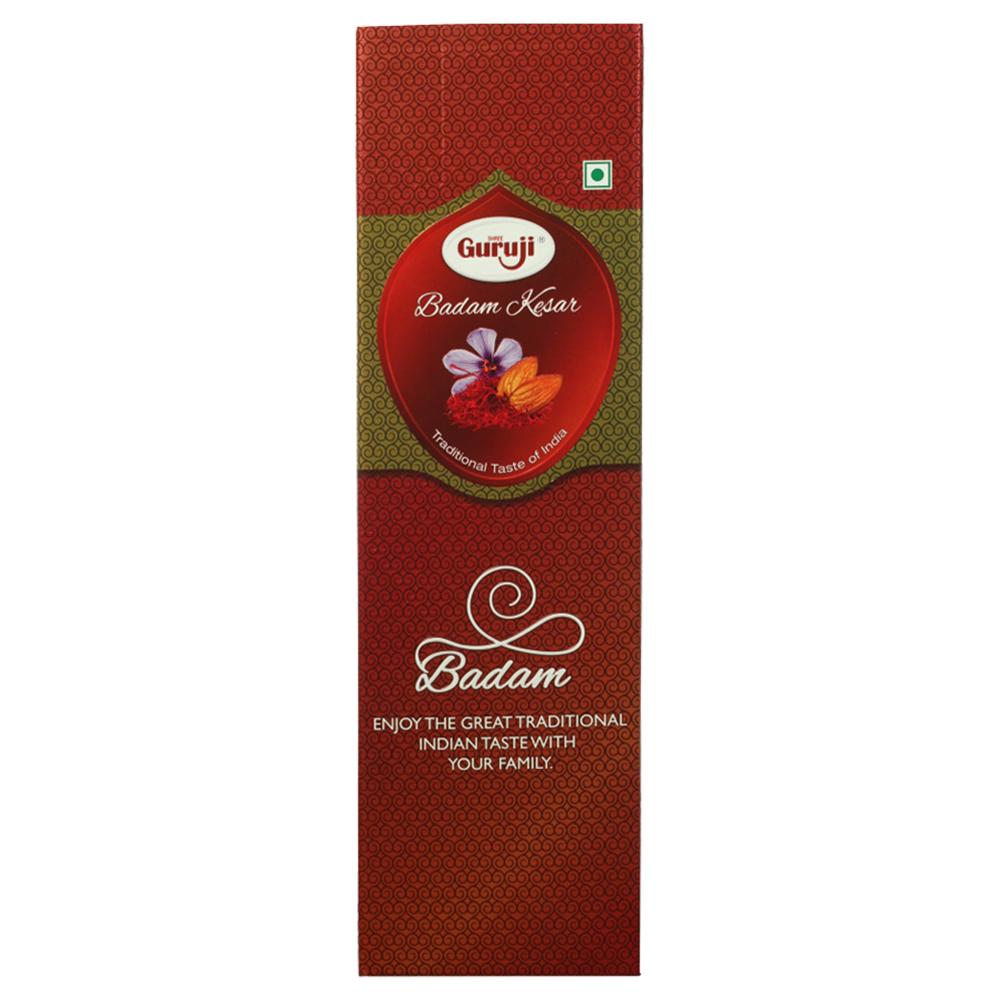 Bottle of Shree Guruji Badam Kesar Sharbat 1 litre