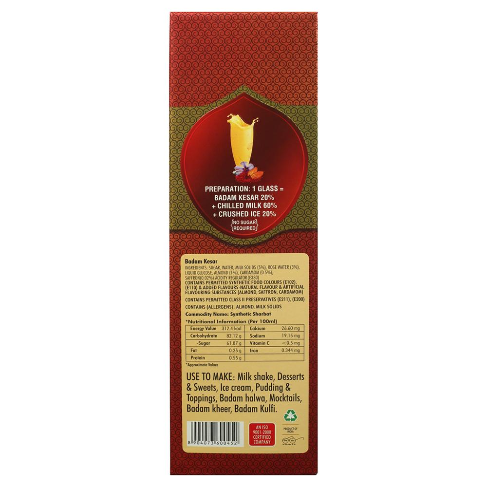 Shree Guruji Badam Kesar Syrup 1 L – view 3