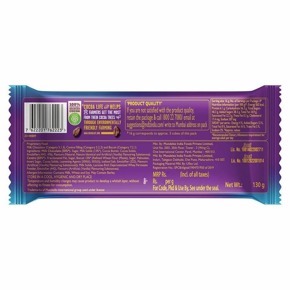 Cadbury Dairy Milk Silk Oreo Chocolate Bar, 130Gx4Pcs – view 6