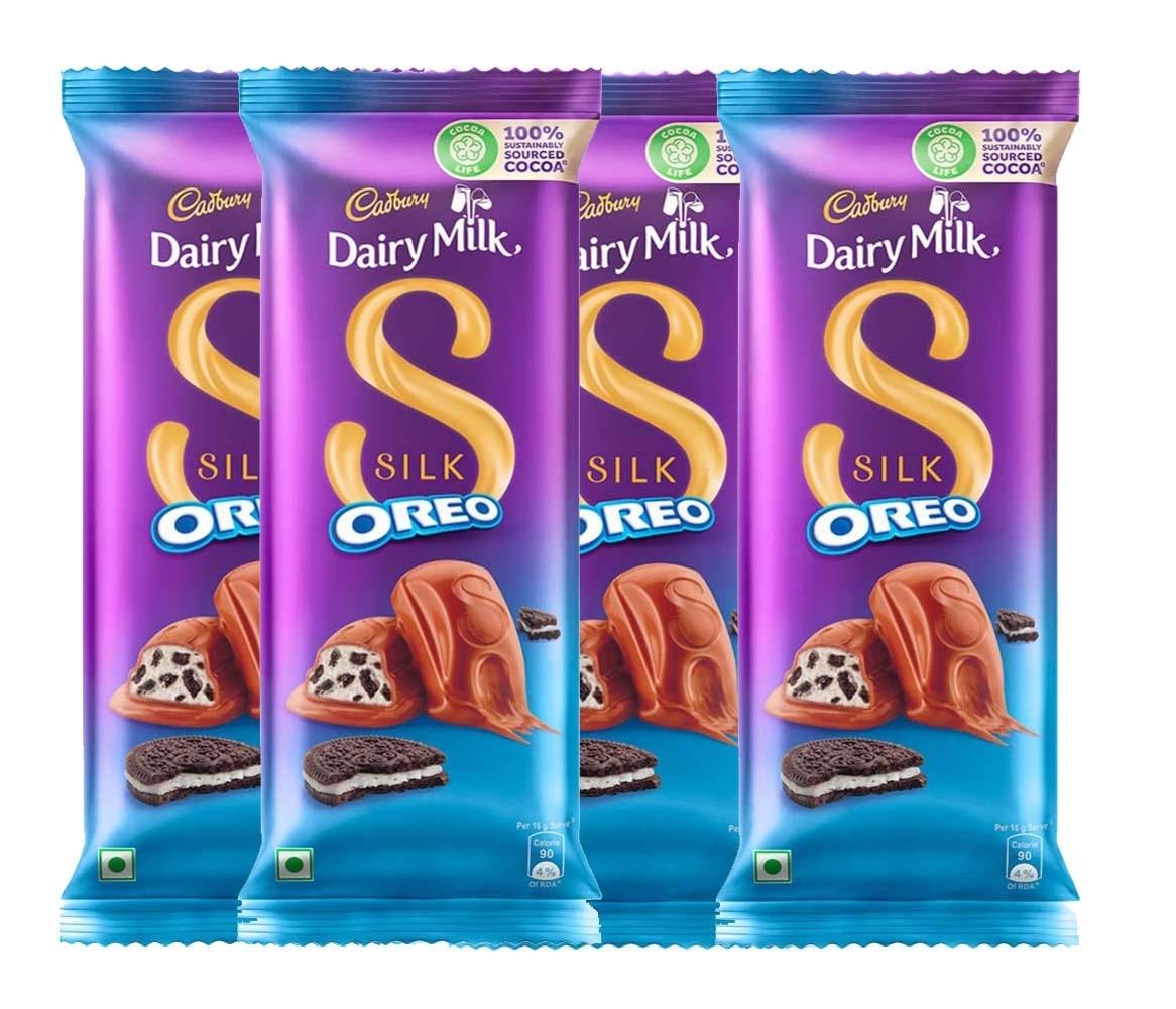 Cadbury Dairy Milk Silk Oreo Chocolate Bar, 130Gx4Pcs – view 1