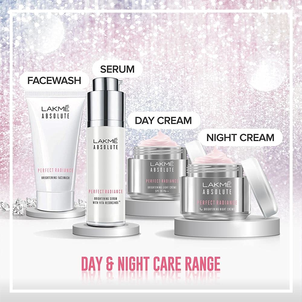 Lakme Perfect Radiance Intense Brightening Face Wash 50 g, Daily Facial Cleanser with Skin Lightening Vitamins - Lightens Dark Spots with Niacinamide – view 7