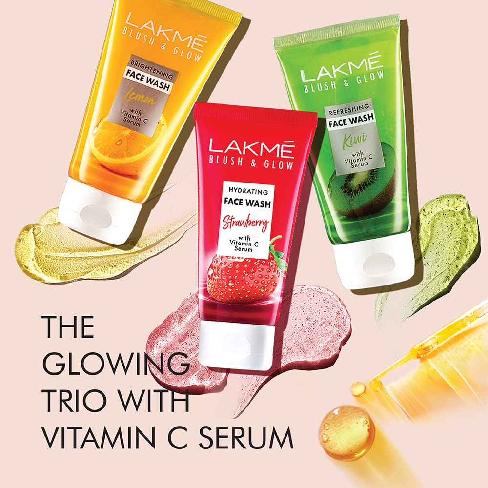 Lakme Blush & Glow Refreshing Kiwi Facewash, with Vitamin C Serum – view 8