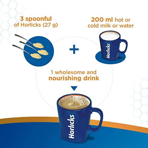 Horlicks Health & Nutrition drink - 500 g Refill pack (Classic Malt) – view 4