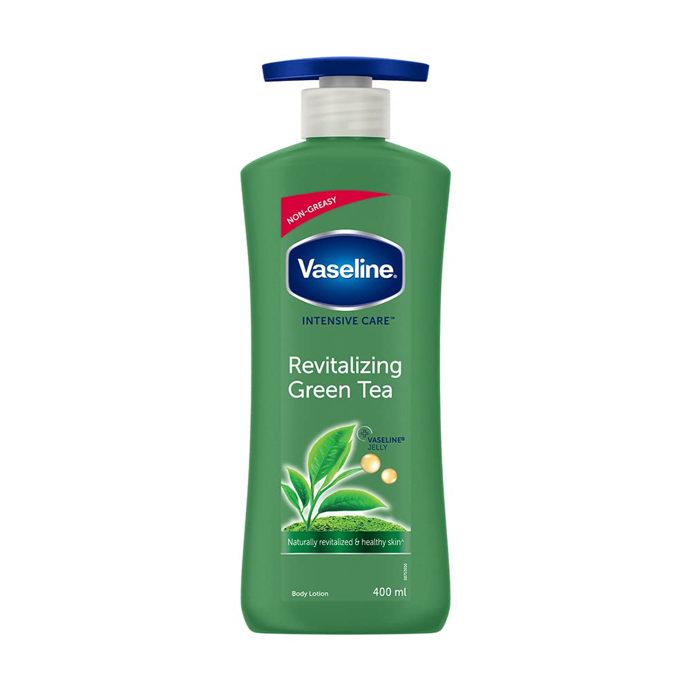 Vaseline Revitalizing Green Tea Body Lotion 400 ml front pack view