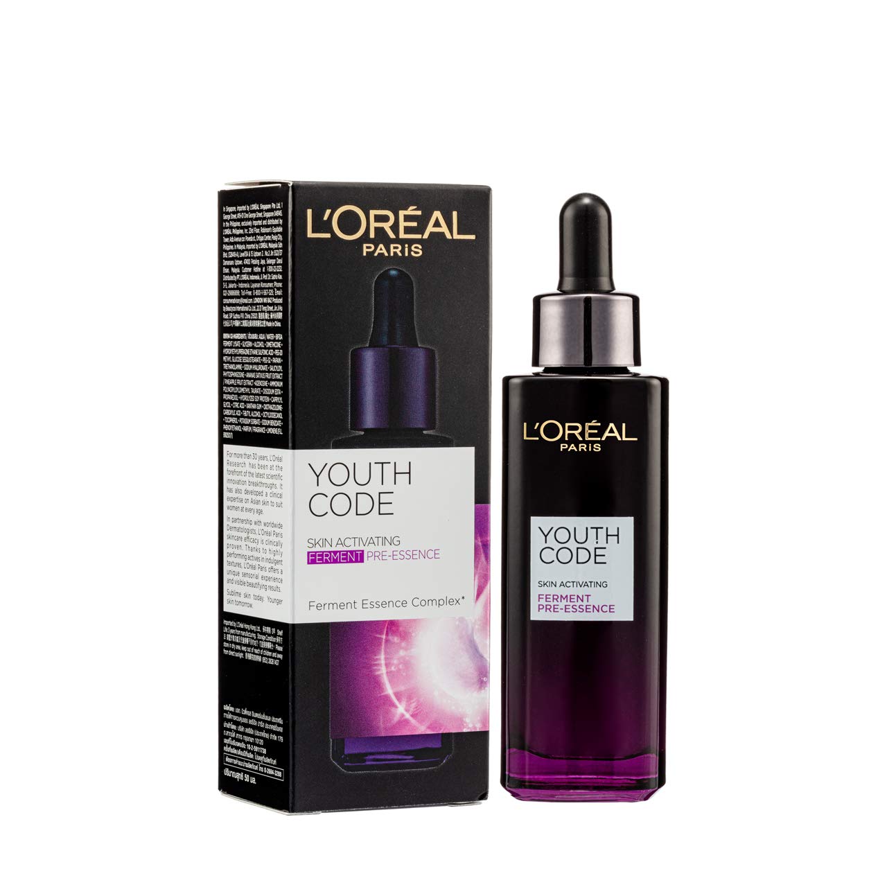 L'Oréal Paris Youth Code Face Serum 30 ml bottle and pack