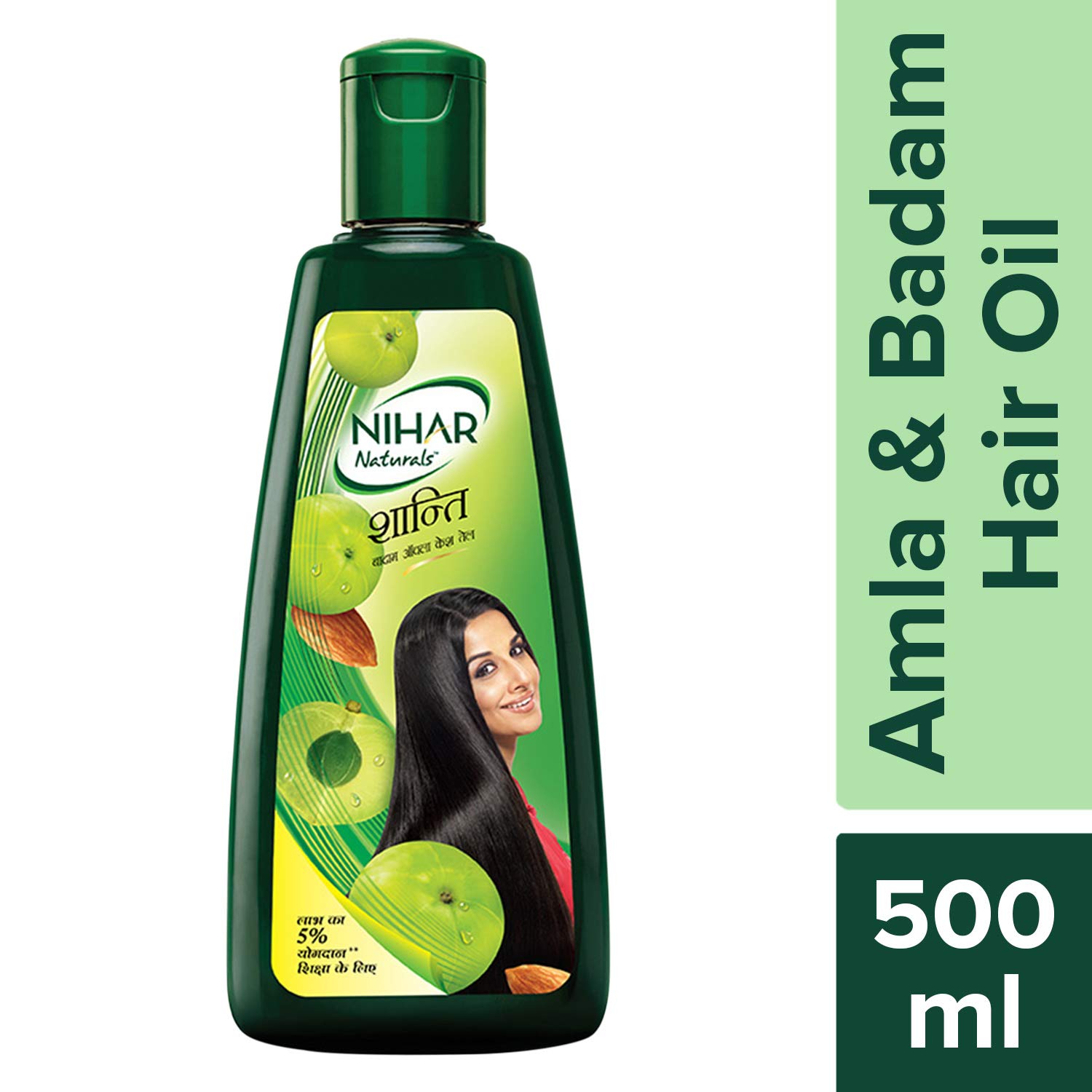 Nihar Shanti Amla Badam Hair Oil, 500 ml & Nihar Shanti Amla Badam Hair Oil, 300 ml – view 3