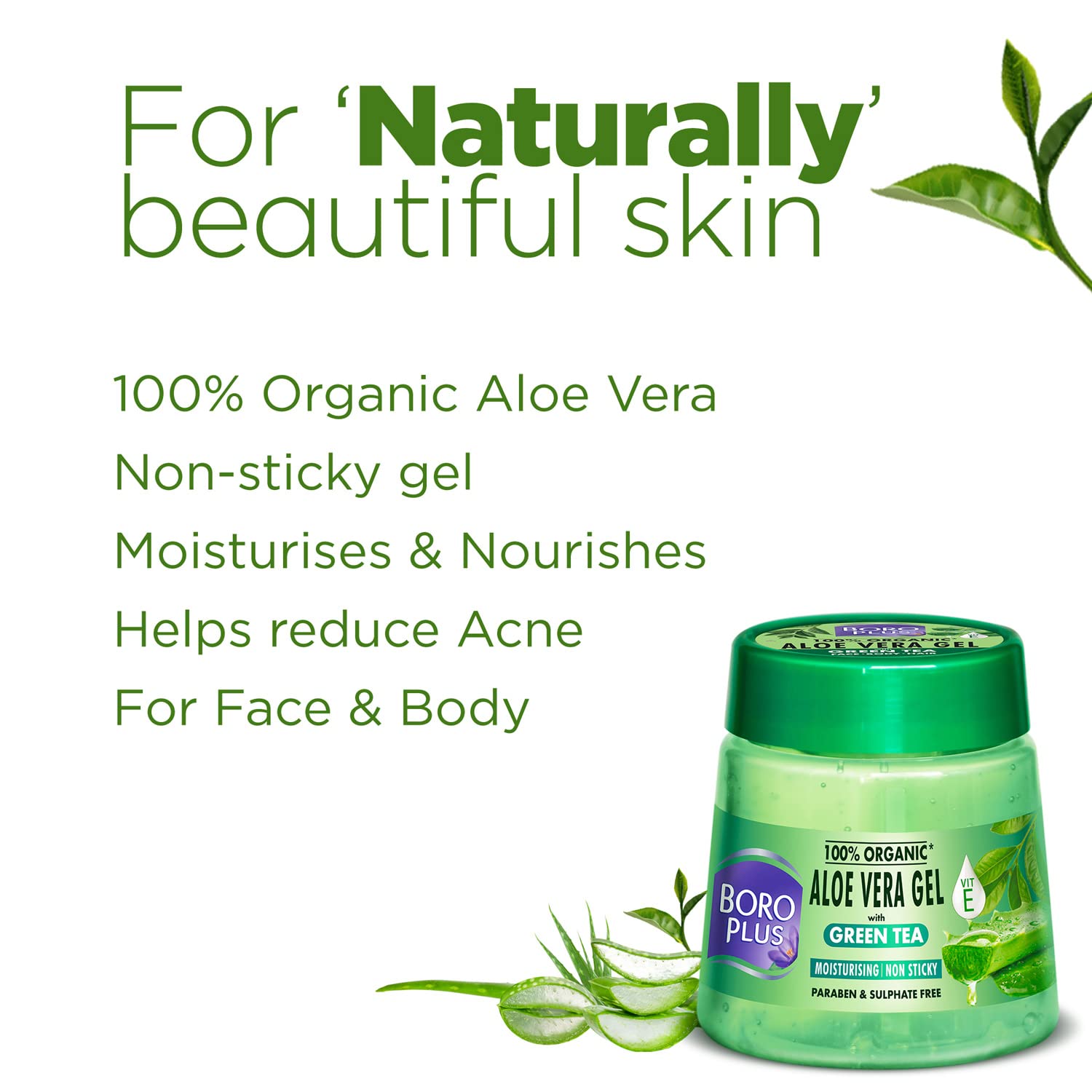 BoroPlus Aloe Vera Gel with Green Tea, 200 ml – view 5