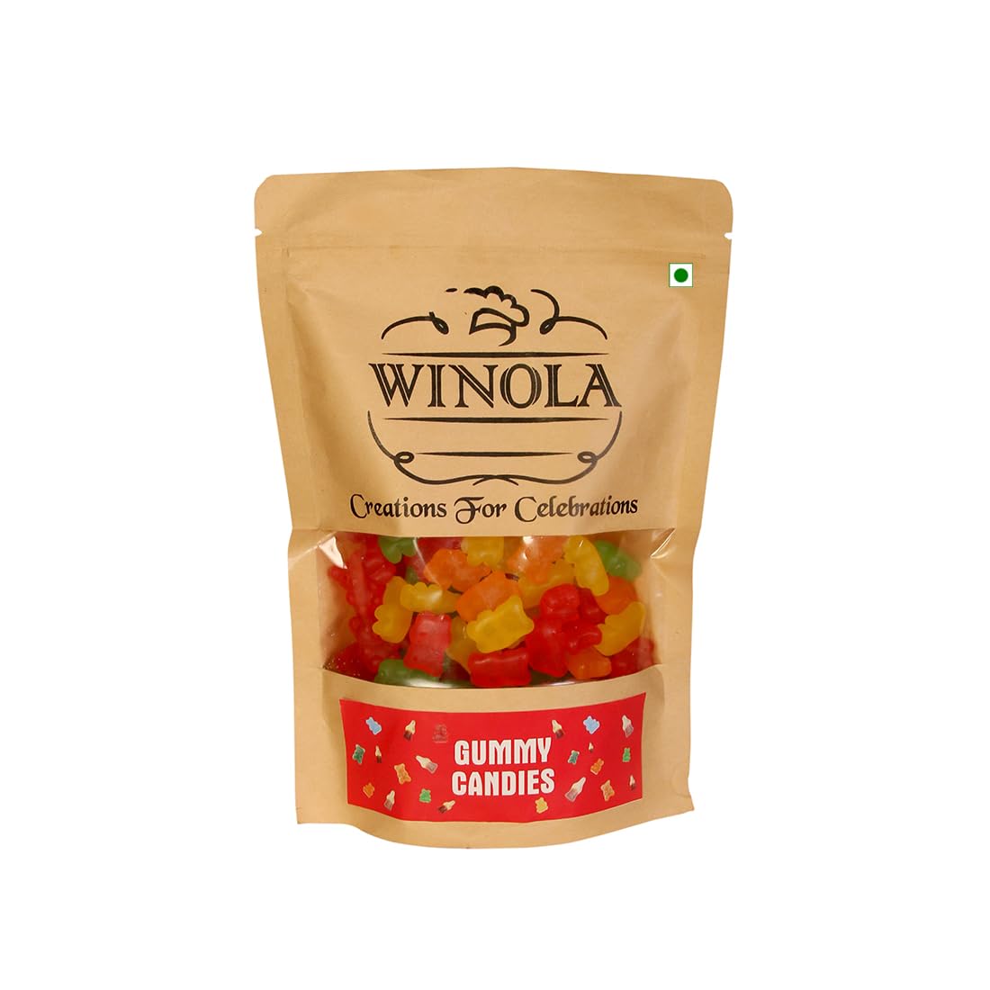Gelatin-free bear gummies pack in mixed fruit punch flavor