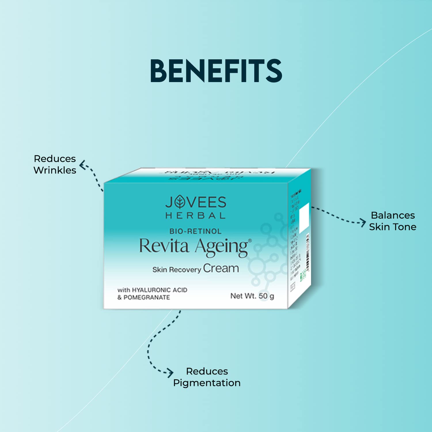 Jovees Herbal Revita Ageing Skin Recovery Cream - 50 g – view 5