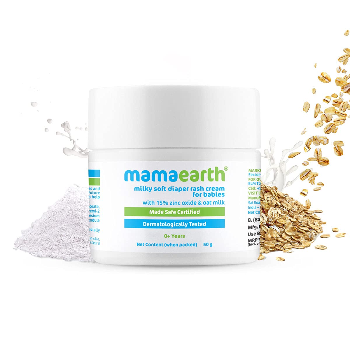 Mamaearth Milky Soft Diaper Rash Cream for Babies – view 2