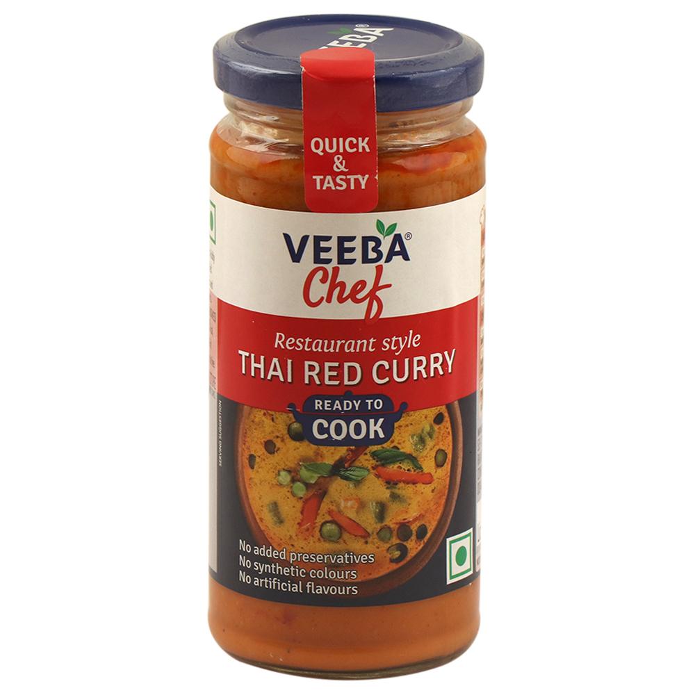 Veeba Chef Thai red curry ready to cook bottle 240 g