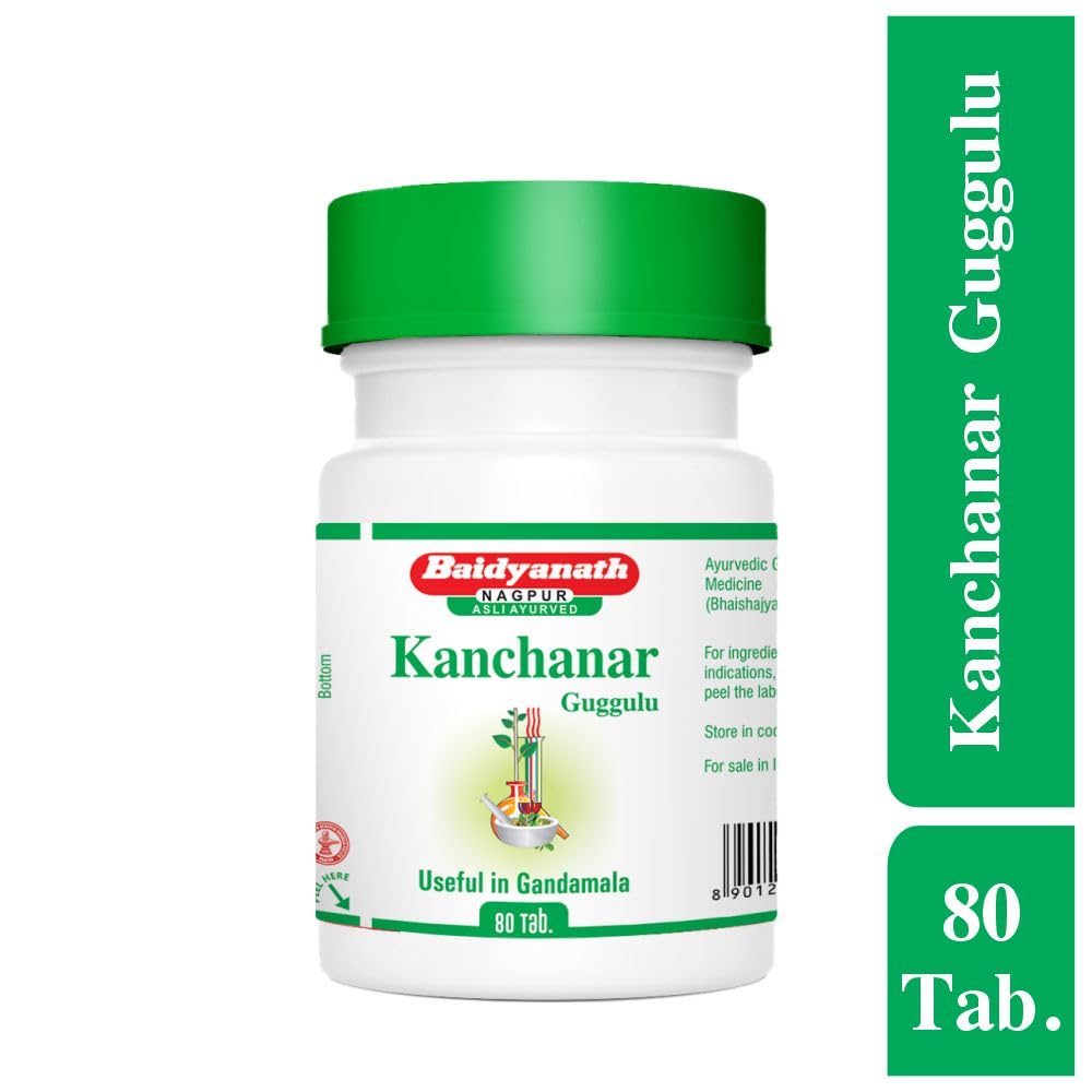 Baidyanath Kanchnar Guggulu 80 Tablets, Pack of 4 – view 5