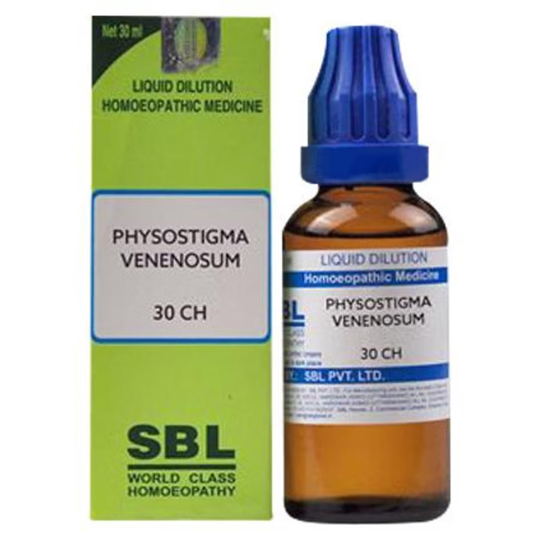 SBL Physostigma Venenosum 30 CH homeopathic dilution bottle