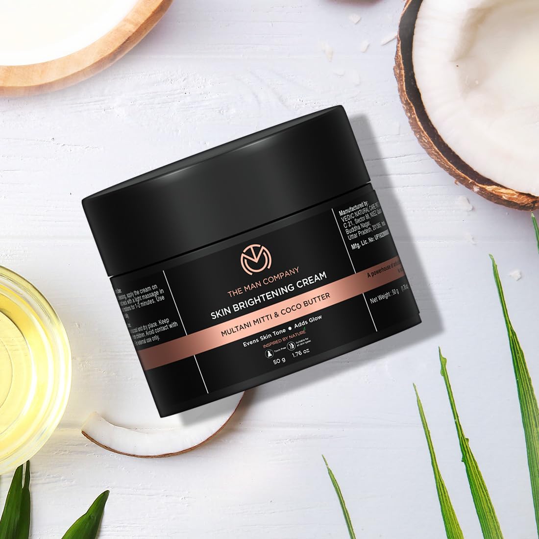 The Man Company Skin Brightening Cream - 50gm for Glowing Radiant Skin – view 6