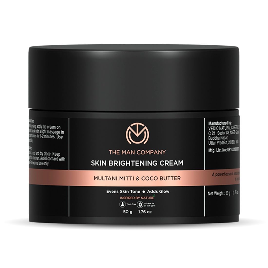 The Man Company Skin Brightening Cream - 50gm for Glowing Radiant Skin – view 7