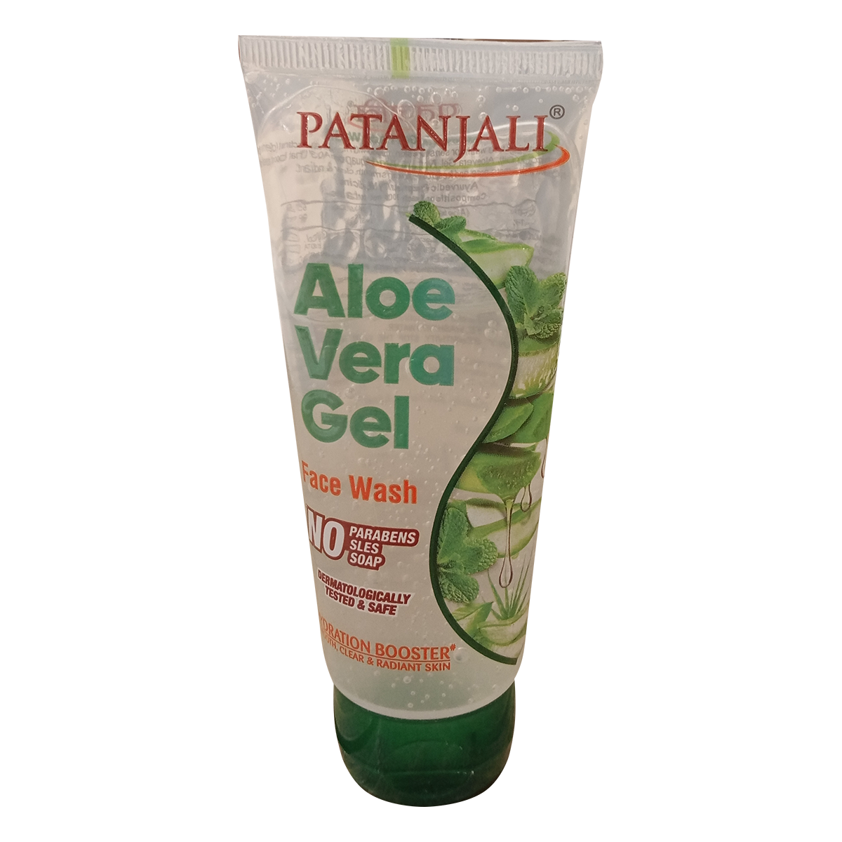 Patanjali Aloe Vera Gel Face Wash tube front view