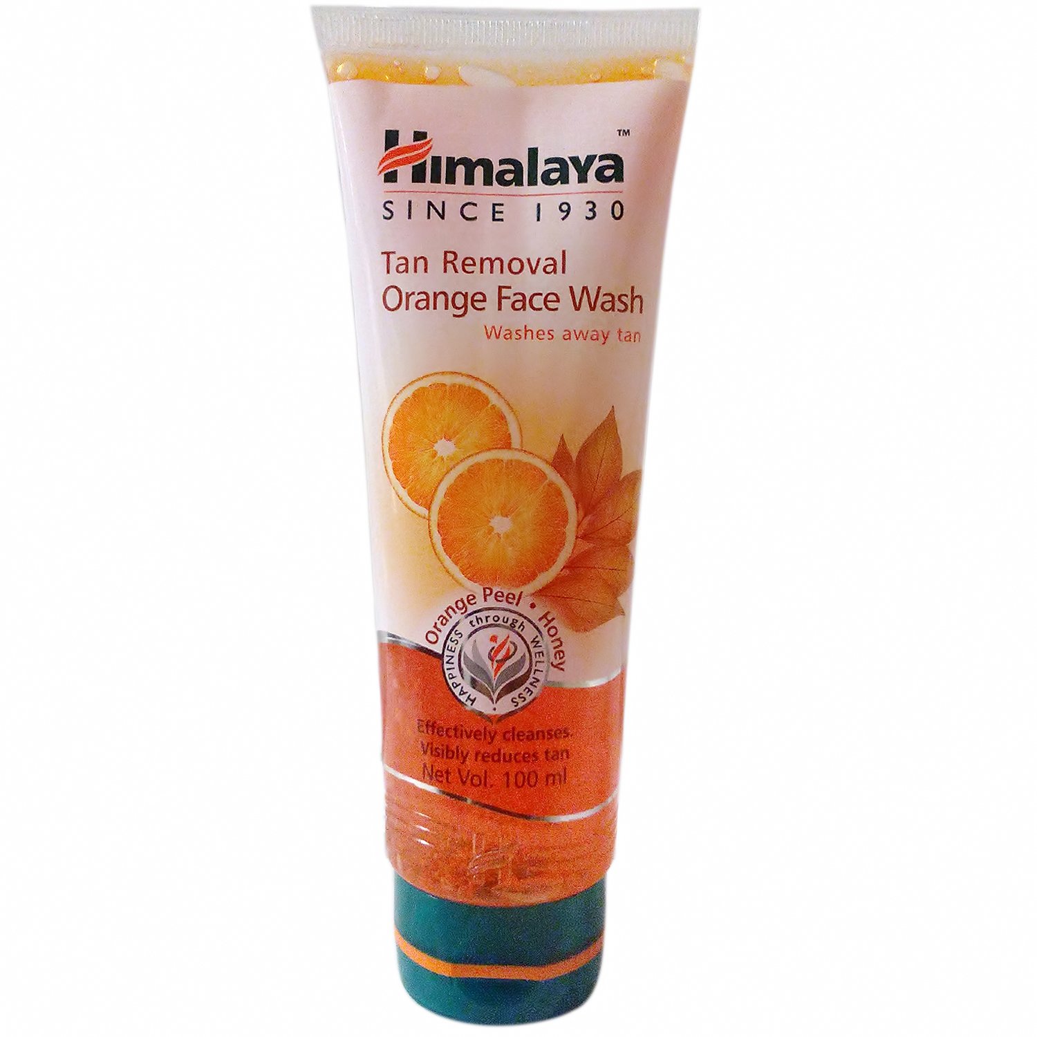 Himalaya Tan Removal Orange Face Wash 100 ml tube pack