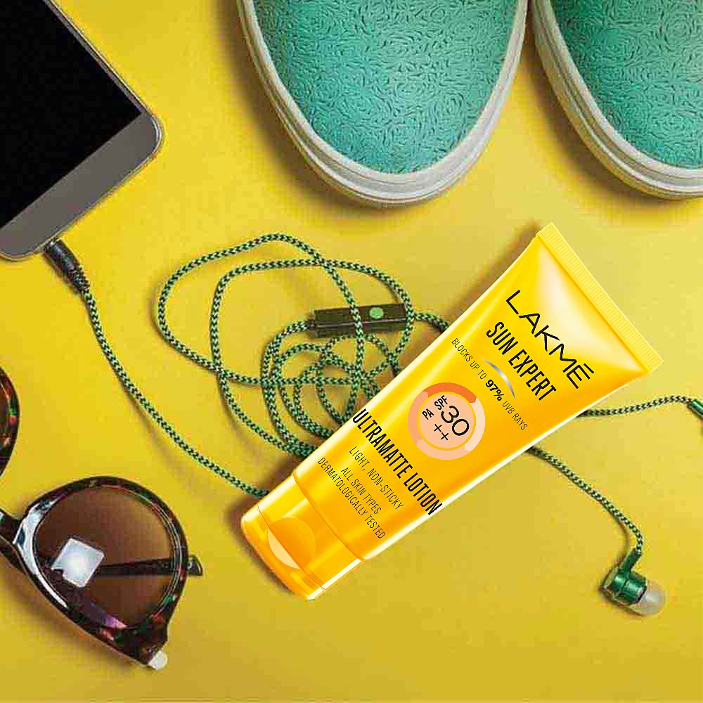 LAKMÉ Sun Expert SPF 30 PA++ Ultra Matte Lotion Sunscreen, Blocks Upto 97percent Harmful Sunrays, 50 ml – view 4