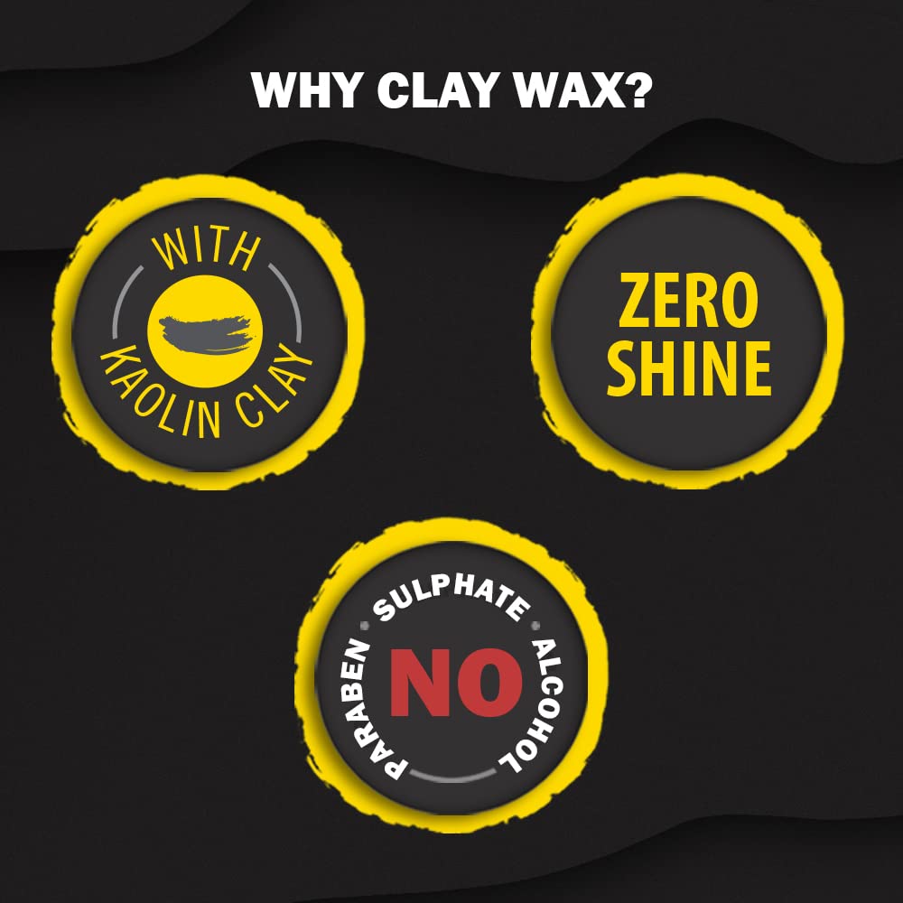Set Wet Hair Wax For Men - Hair Clay Wax 60g – view 3