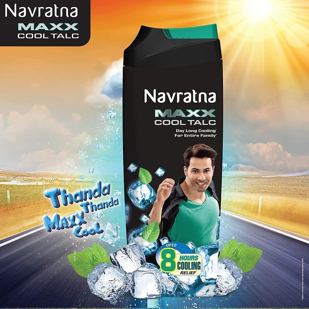NAVRATNA COOL TALC MINT FRESH – view 2